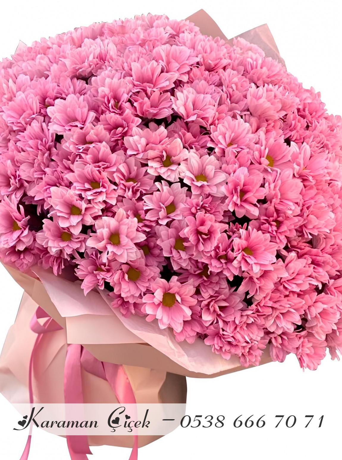 Pembe Kasımpatı Buketi