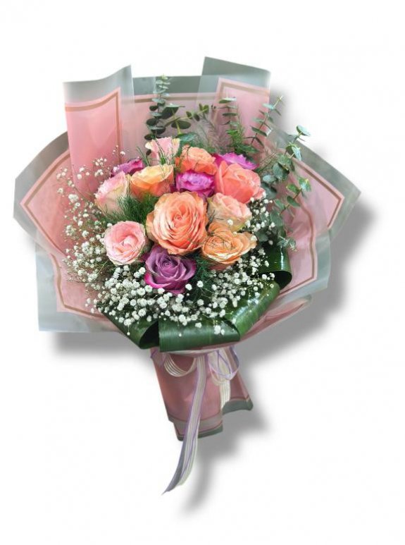 Şeftali Esintisi: Özel Seri Gül Aranjmanı